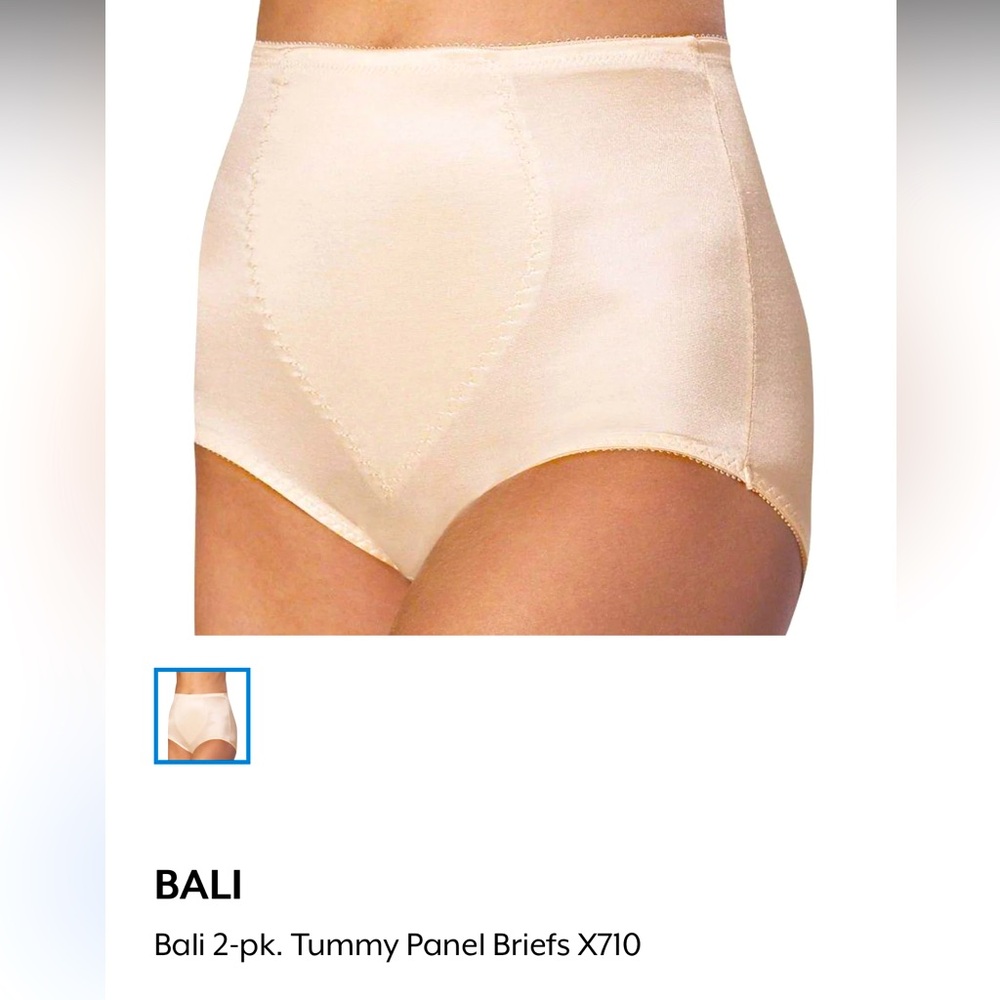 4 prs. Bali Tummy Panel Briefs